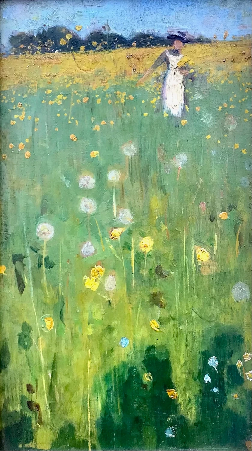 William Newzam Prior Nicholson - Il campo di tarassaco, 1892